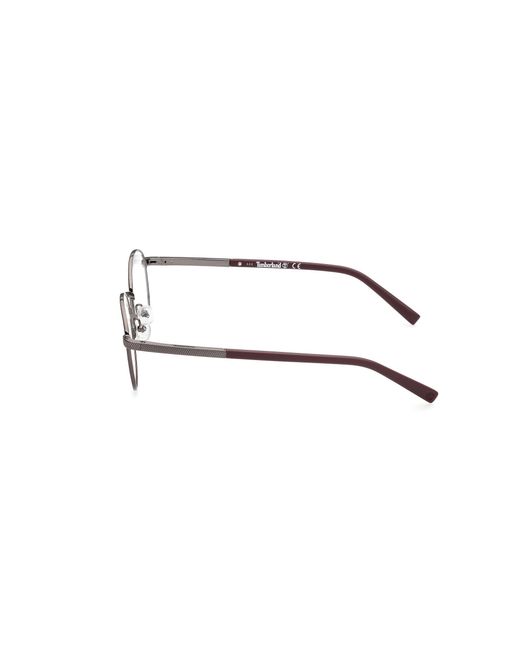 Timberland Black Tb1724 008 Optical Frames Metal Round Normal for men