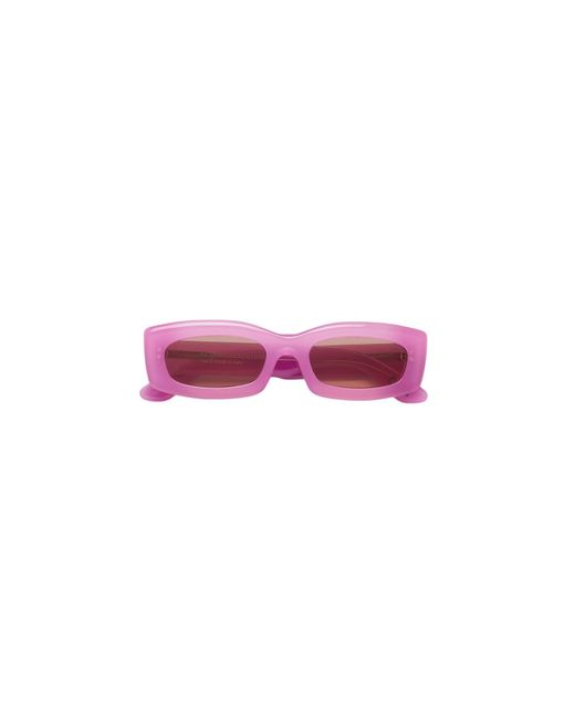Retrosuperfuture Pink R68 Zaga Sunglasses Acetate Squared Normal