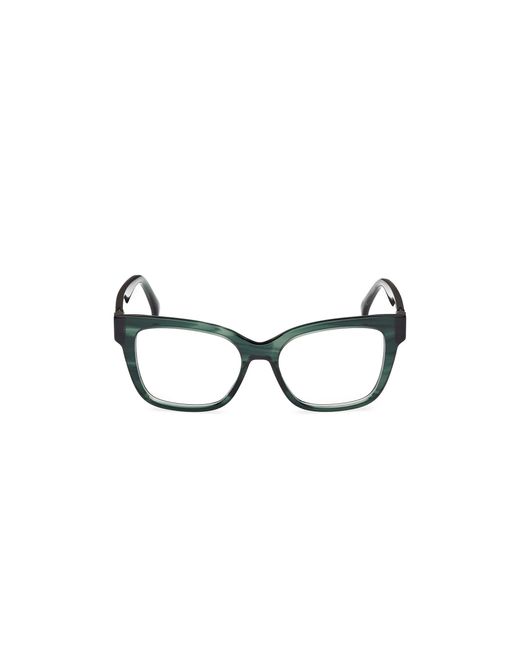 Max Mara Black Mm5206 098 Optical Frames Acetate Squared Normal