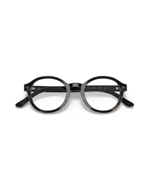 Giorgio Armani Black Ar7204 5937 Optical Frames Acetate Transparent Pillow Normal for men