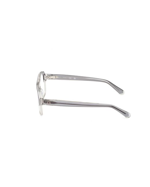 Guess Black Gu50093 020 Optical Frames Acetate Squared Normal for men