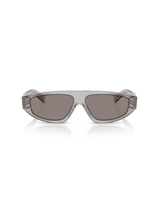 Prada Black Pr C02S 10J80Q Sunglasses Acetate Geometric Normal for men