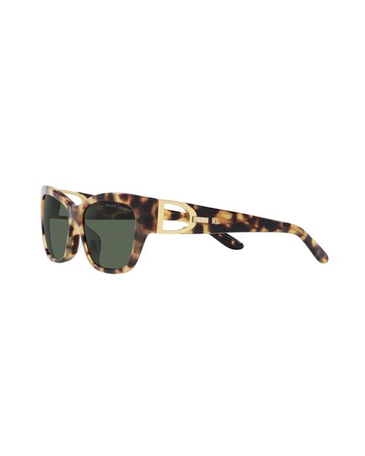 Ralph Lauren Green Rl8206U The Audrey 500471 Sunglasses Acetate Butterfly Normal