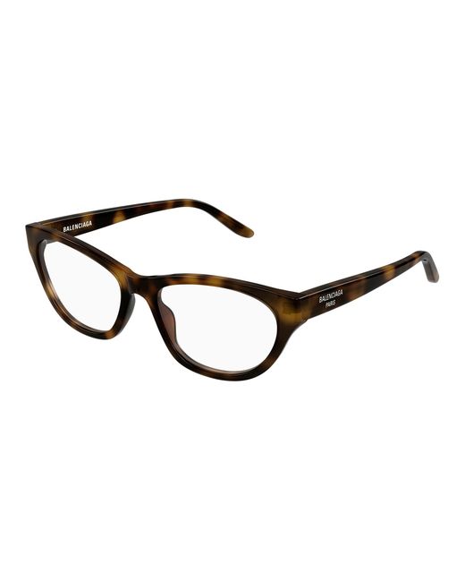 Balenciaga Black Bb0500O 003 Optical Frames Acetate Transparent Cat Eye