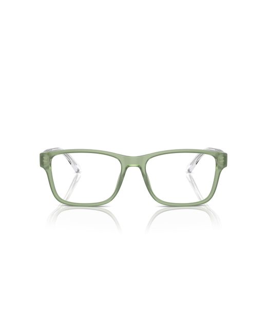Emporio Armani Black Ea3239 6094 Optical Frames Acetate Transparent Squared Normal for men