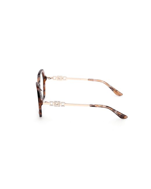 Guess Black Gu50317 074 Optical Frames Acetate Geometric Normal