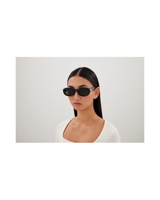 Gucci Black Gg1829Sk 001 Sunglasses Injected Round