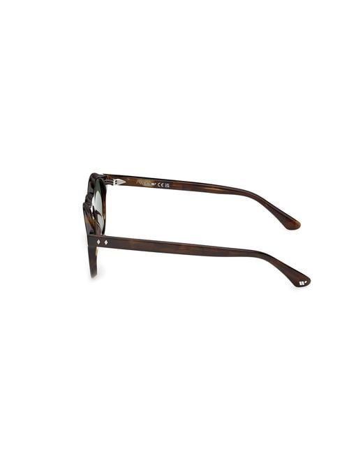Web Black We0398 52N Sunglasses Acetate Round Normal for men