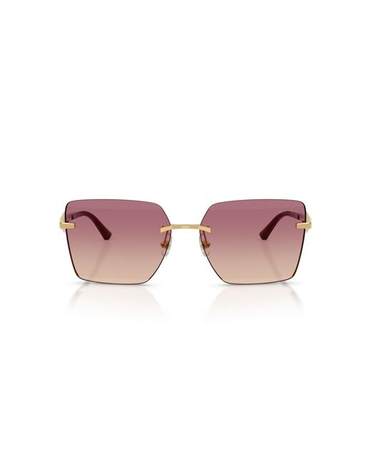 Jimmy Choo Black Jc4018 302413 Sunglasses Metal Squared Normal Shaded