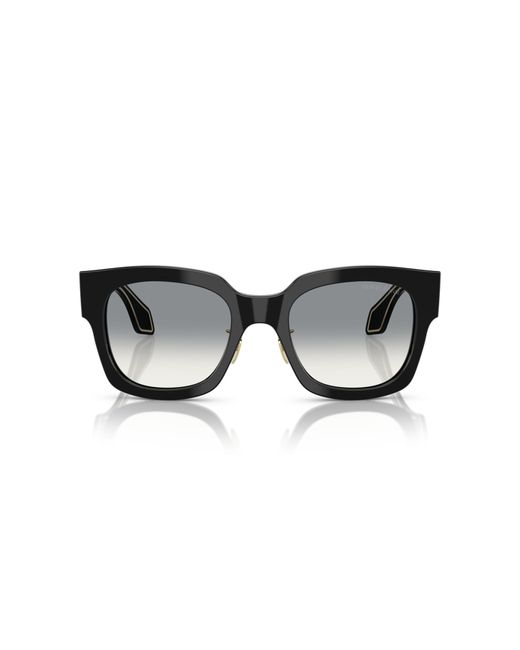 Giorgio Armani Black Ar8223 500111 Sunglasses Acetate Squared Normal Shaded