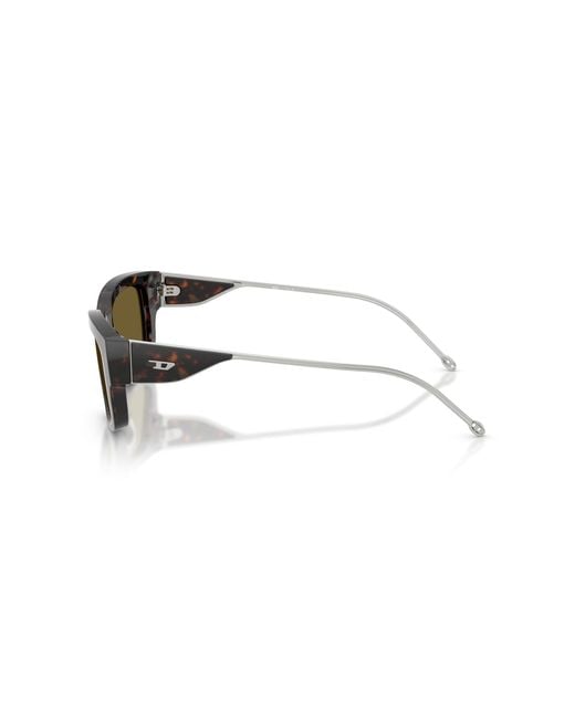 DIESEL Black Dl2002Mu 713/73 Sunglasses Acetate Squared Normal