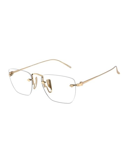 Giorgio Armani Black Ar5149T 3391 Optical Frames Titanium Pillow Normal for men