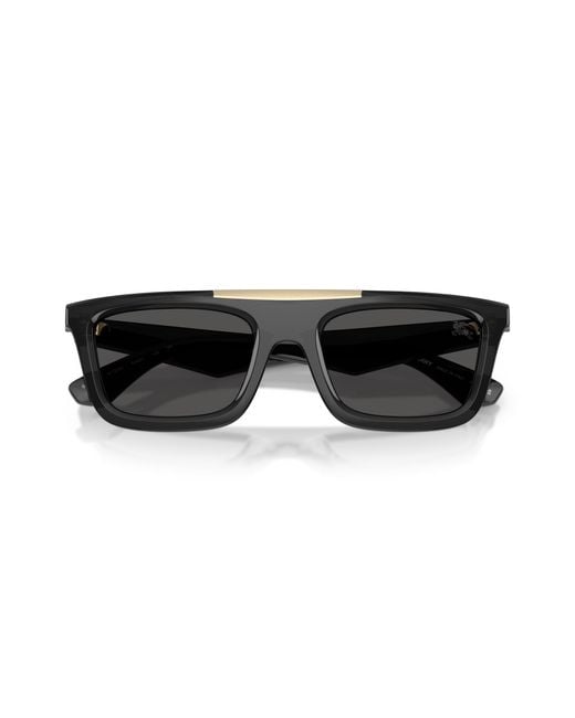 Burberry Black Be4451U 411287 Sunglasses Injected Squared Normal for men
