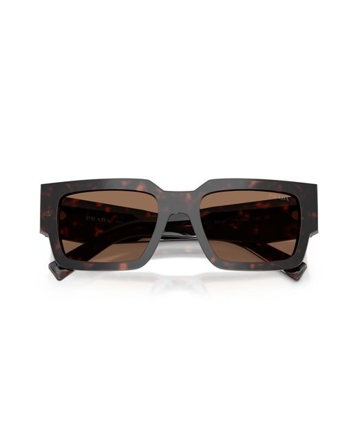 Prada Black Pr B17S 17N06B Sunglasses Acetate Squared Normal for men