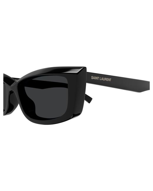 Saint Laurent Black Sl 658 001 Sunglasses Acetate Cat Eye