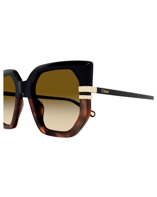 Chloé Black Ch0240S 003 Sunglasses Acetate Butterfly