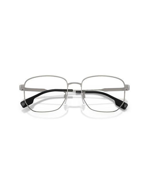 Burberry Black Be1352D 1003 Optical Frames Steel Geometric Normal for men