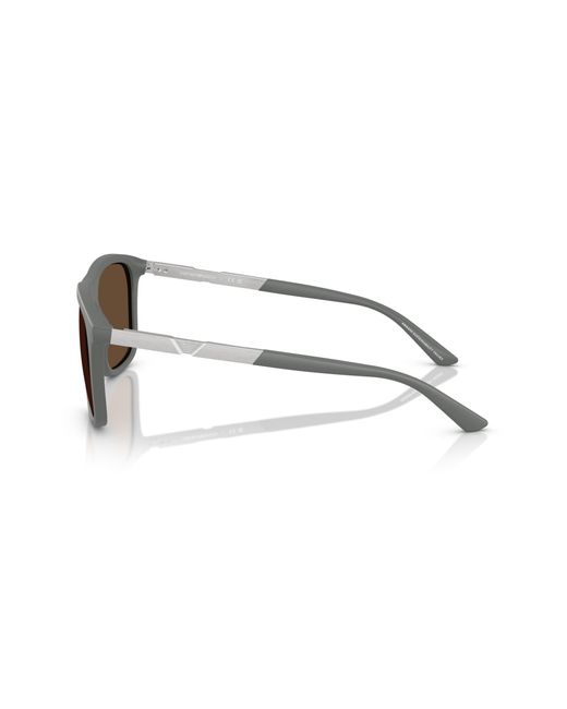 Emporio Armani Black Ea4237 620573 Sunglasses Injected Squared Normal for men