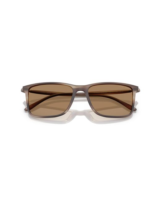 Giorgio Armani Black Ar8218 6167M4 Sunglasses Acetate Squared Photochromatic for men