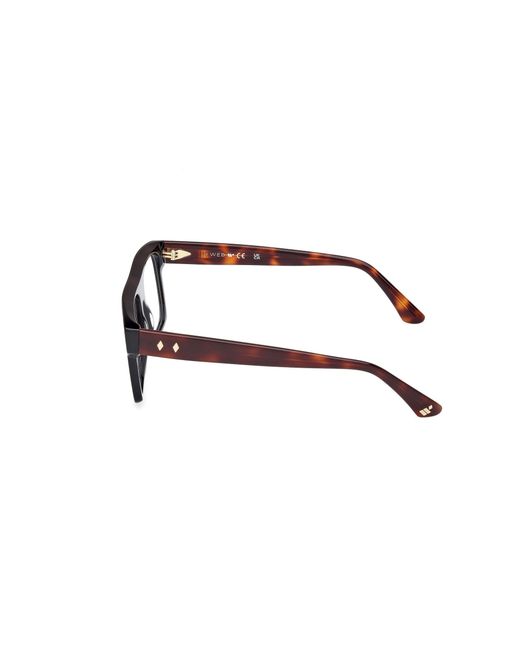 Web Black We5426 005 Optical Frames Acetate Squared Normal for men