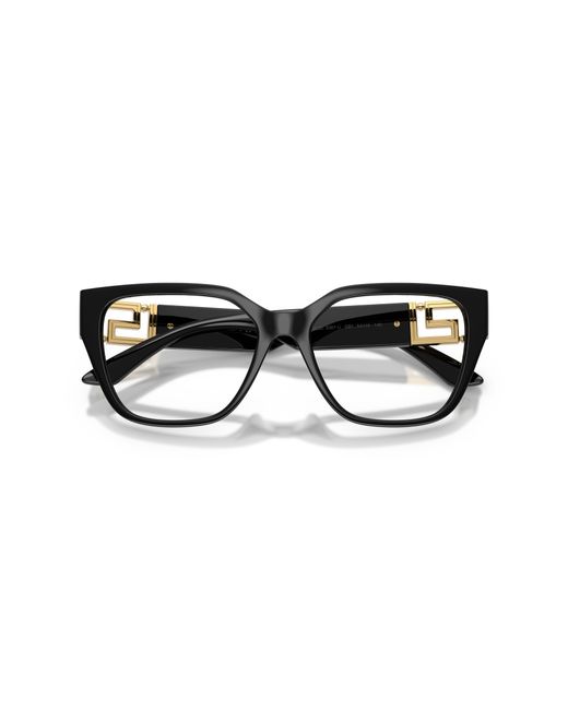 Versace Black Ve3387U Gb1 Optical Frames Injected Transparent Squared Normal
