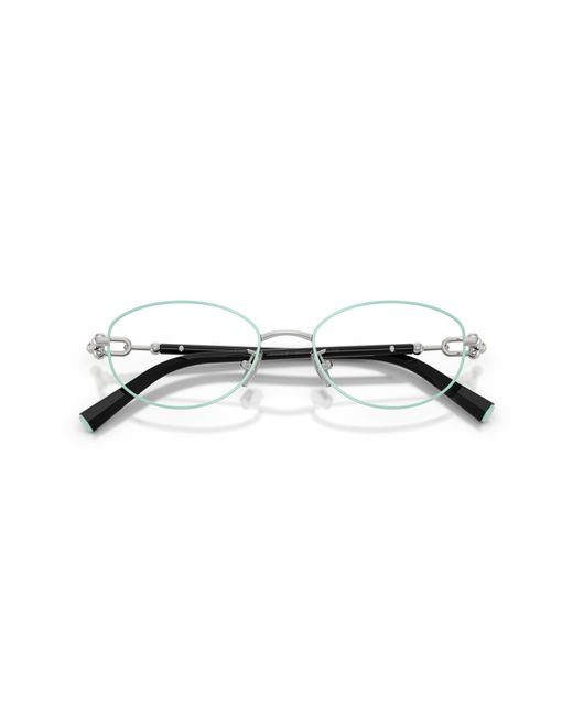 Tiffany & Co Black Tf1176D 6151 Optical Frames Metal Transparent Round Normal
