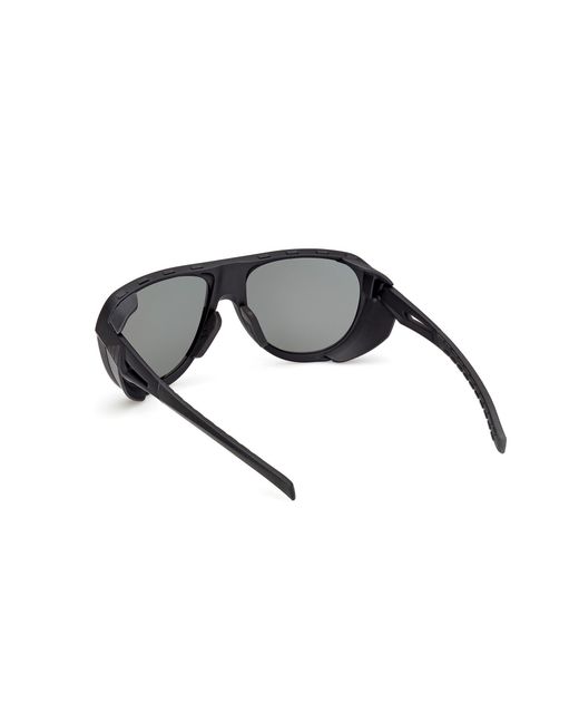 Adidas Originals Black Sp0110 02D Sunglasses Injected Smoke Pilot Polarized