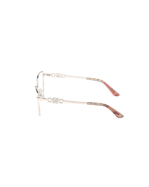 Guess Black Gu50316 033 Optical Frames Metal Cat Eye Normal