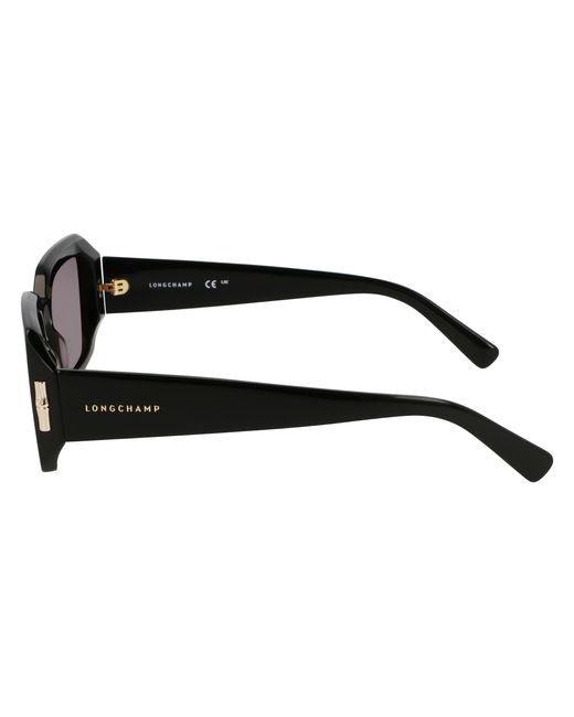 Longchamp Black Lo765S 001 Sunglasses Acetate Squared Normal