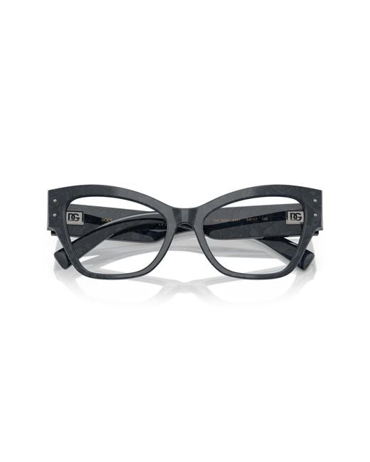 Dolce & Gabbana Black Dg3404 3441 Optical Frames Acetate Transparent Butterfly Normal