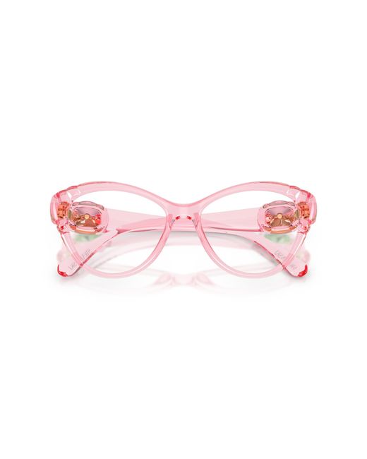 Swarovski Black Sk2057 1088 Optical Frames Injected Cat Eye Normal