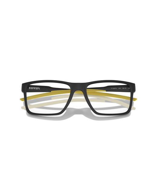 FERRARI SCUDERIA Black Fz8007U 504 Optical Frames Injected Squared Normal for men