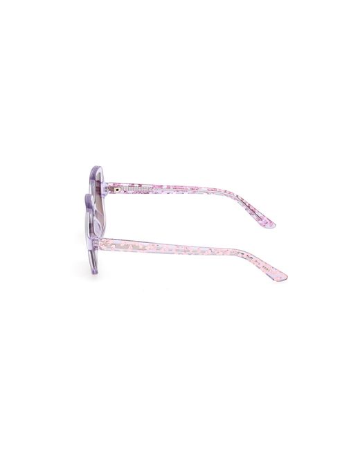 Guess Black Gu00230 83Z Sunglasses Injected Squared Normal