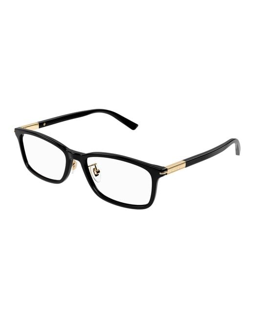 Gucci Black Gg1506Oj 001 Optical Frames Acetate Transparent Squared