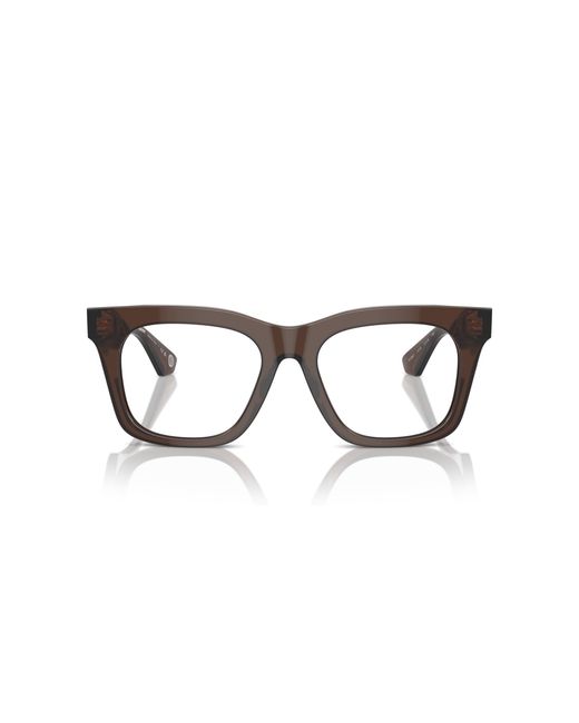 Burberry Black Be2407 4116 Optical Frames Acetate Transparent Squared Normal