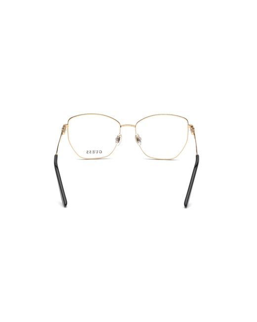 Guess Black Gu2825 001 Optical Frames Metal Squared Normal