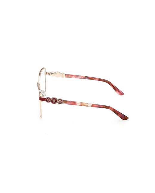 Guess Black Gu50229 067 Optical Frames Metal Squared Normal