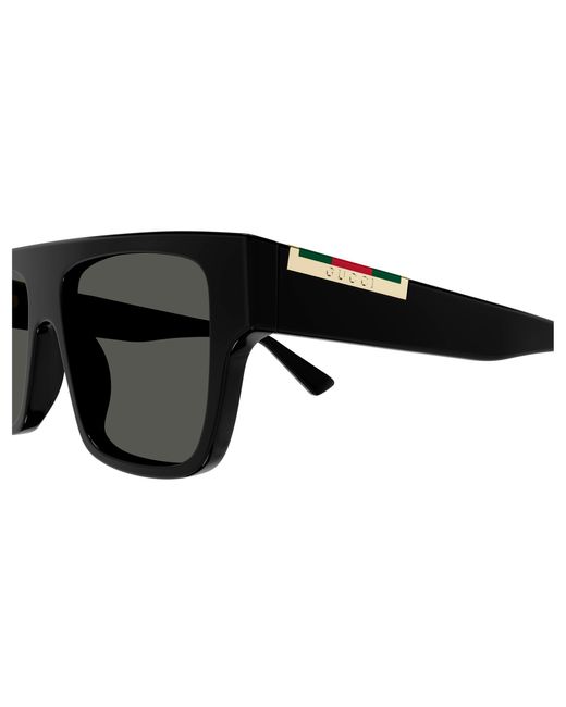 Gucci Black Gg1960S 002 Sunglasses Acetate Squared for men