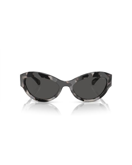 Michael Kors Black Mk2198 Burano 394587 Sunglasses Acetate Round Normal