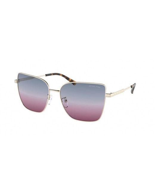 Michael Kors Black Mk1108 Bastia 1014I8 Sunglasses Steel Viola Butterfly Normal Shaded