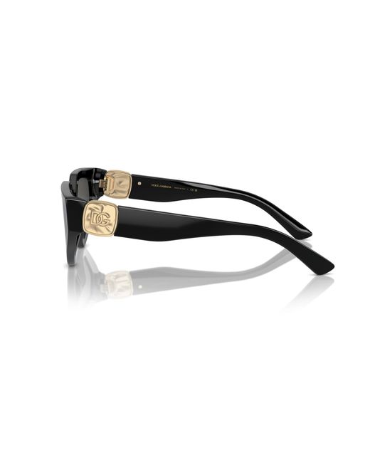 Dolce & Gabbana Black Dg4469 501/87 Sunglasses Acetate Butterfly Normal