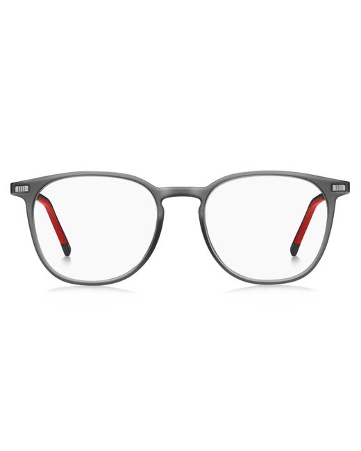 Tommy Hilfiger Black Th 2022 Riw Optical Frames Polyamide Round for men