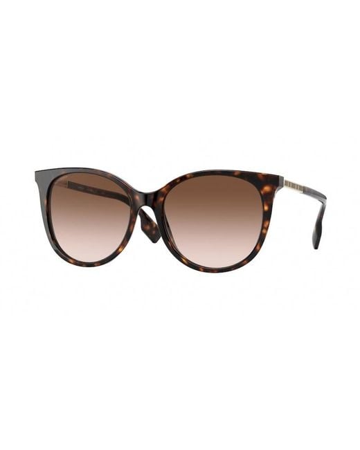 Burberry Black Be4333 Alice 300213 Sunglasses Plastic Cat Eye Nuanced