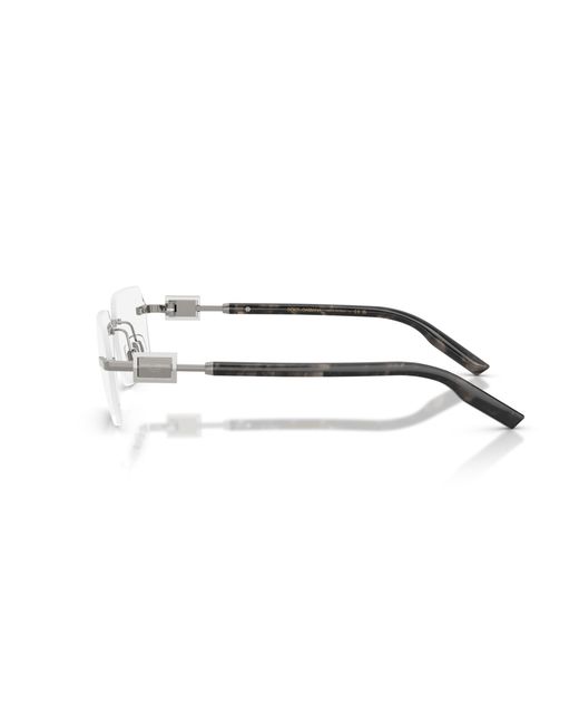 Dolce & Gabbana Black Dg1361 04 Optical Frames Metal Squared Normal for men