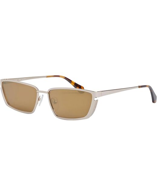Off-White c/o Virgil Abloh Black Oeri119 Richfield 7676 Sunglasses Metal Squared Normal