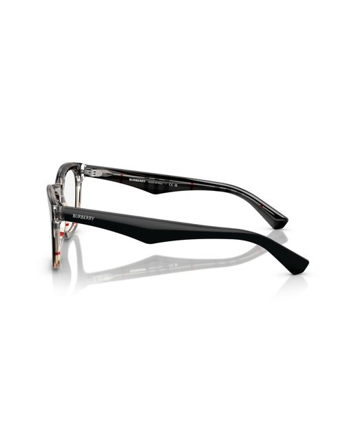Burberry Black Be2417 4121 Optical Frames Acetate Squared Normal for men