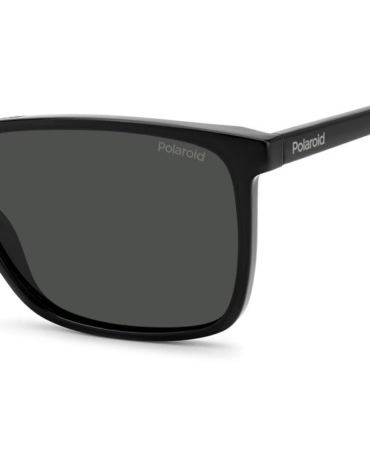 Polaroid Black Pld 4137/S 807/M9 Sunglasses Plastic Squared Polarized for men