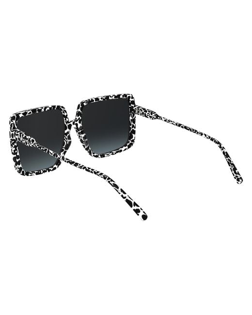 Karl Lagerfeld Black Kl6187S 016 Sunglasses Acetate Squared Normal
