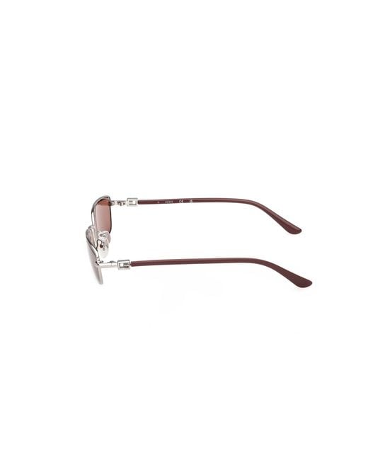 Guess Black Gu00290 08E Sunglasses Metal Squared Normal
