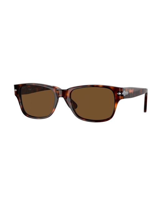 Persol Black Po3288S 24/57 Sunglasses Acetate Squared Polarized for men